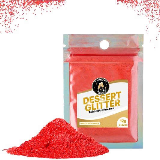 Value Size Red Edible Glitter