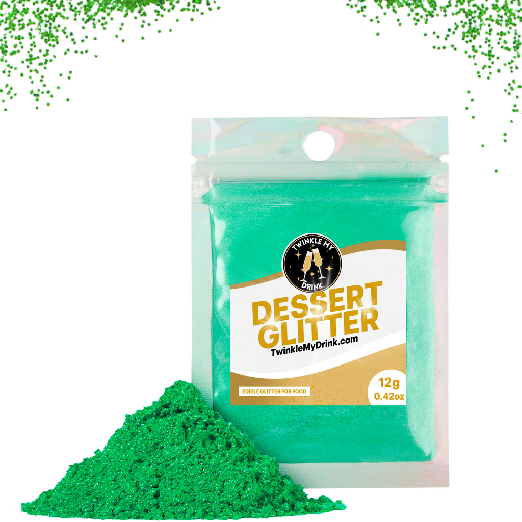 Edible Glitter Green - 60 Servings (expiry 08/26)