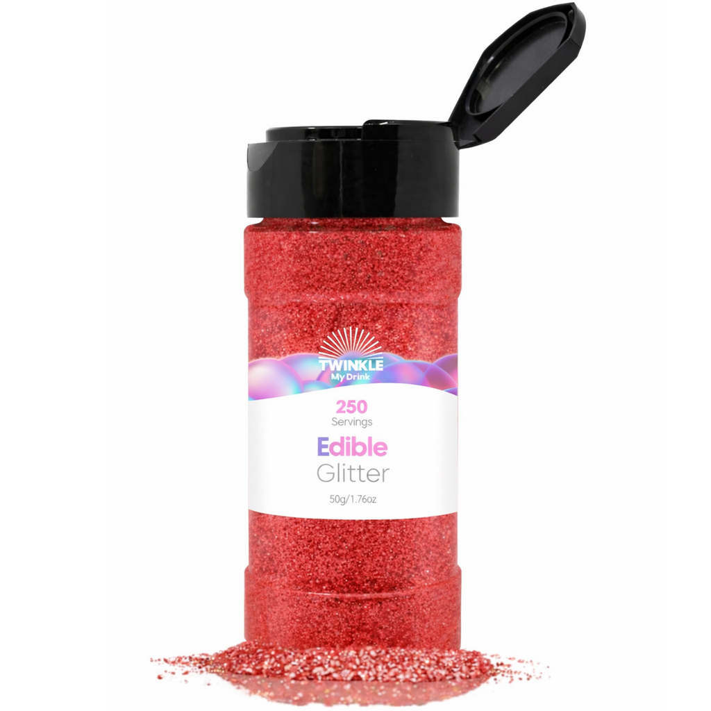 Edible Glitter Red Shaker - 250 Servings