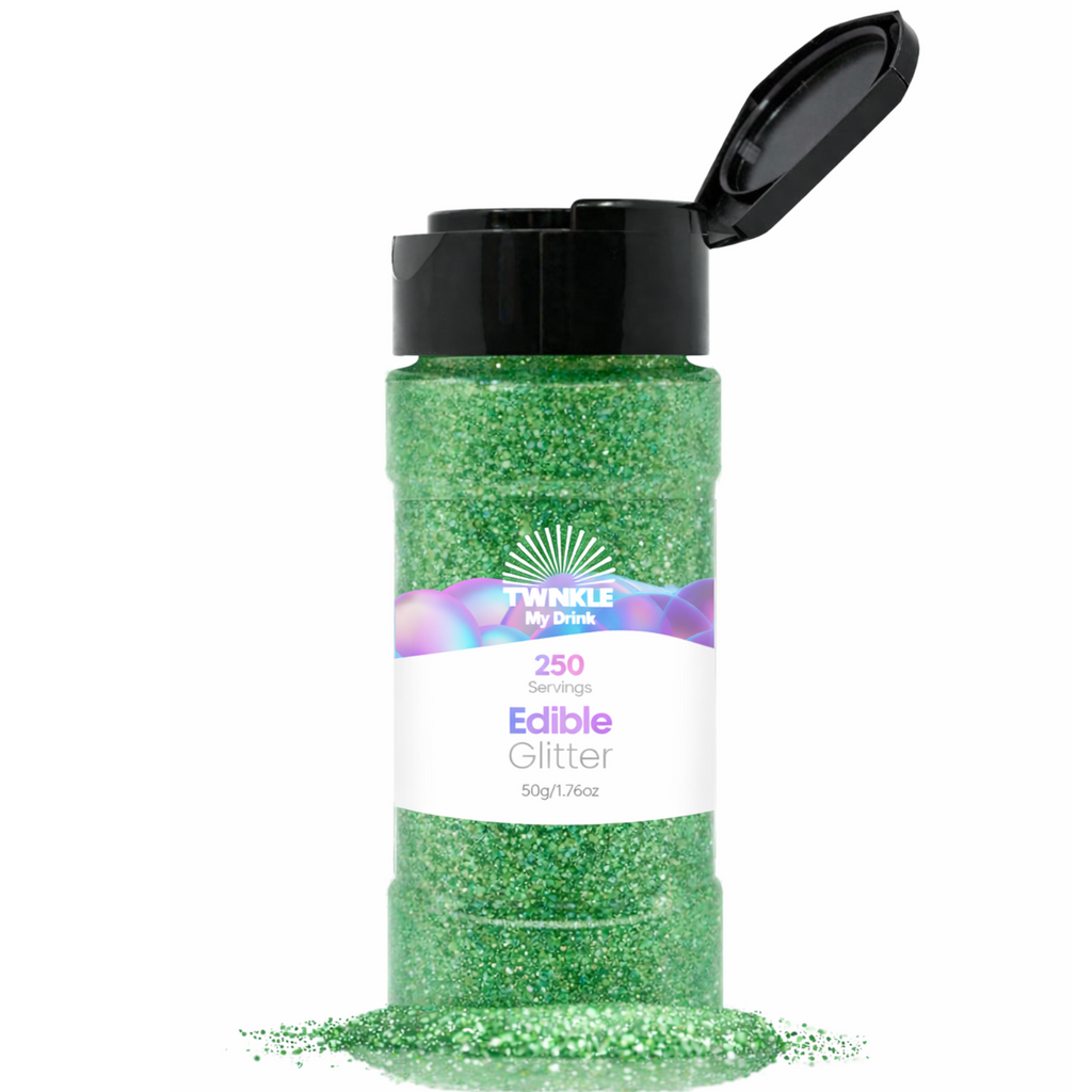 Edible Glitter Green Shaker - 250 Servings