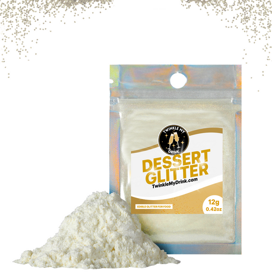 Value Size White Edible Glitter