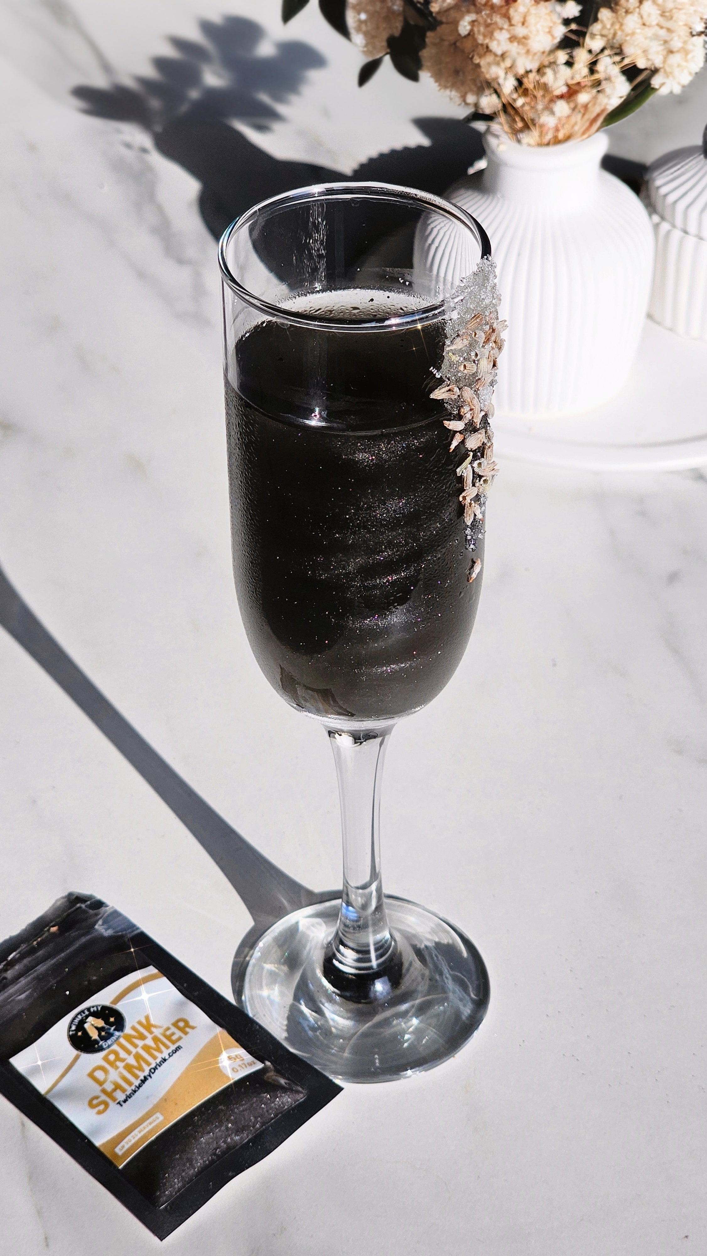 Edible Glitter Black - 25 Servings