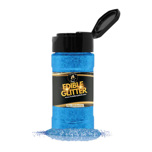 Edible Glitter Blue 50g Shaker
