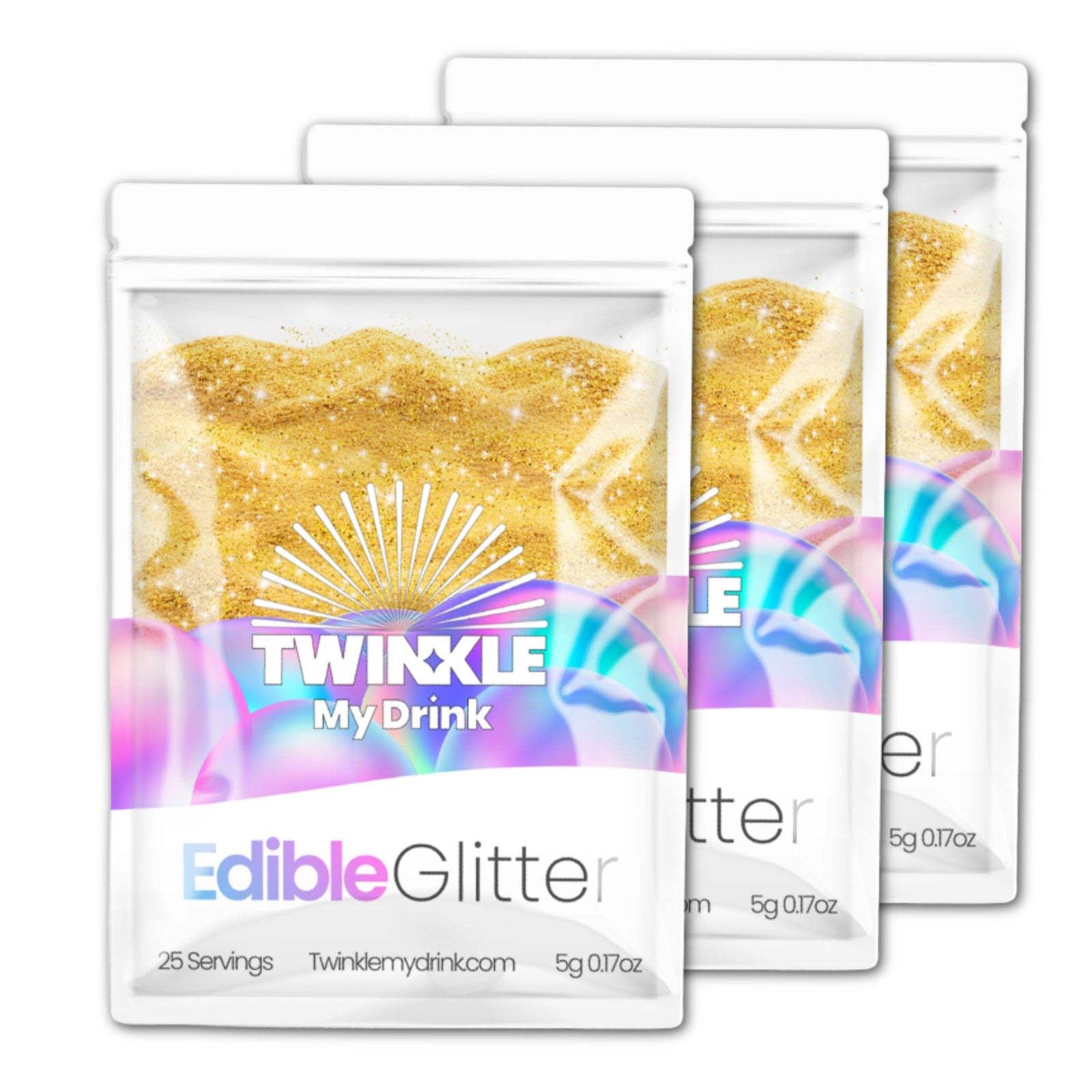 Edible Glitter Gold - 75 Servings