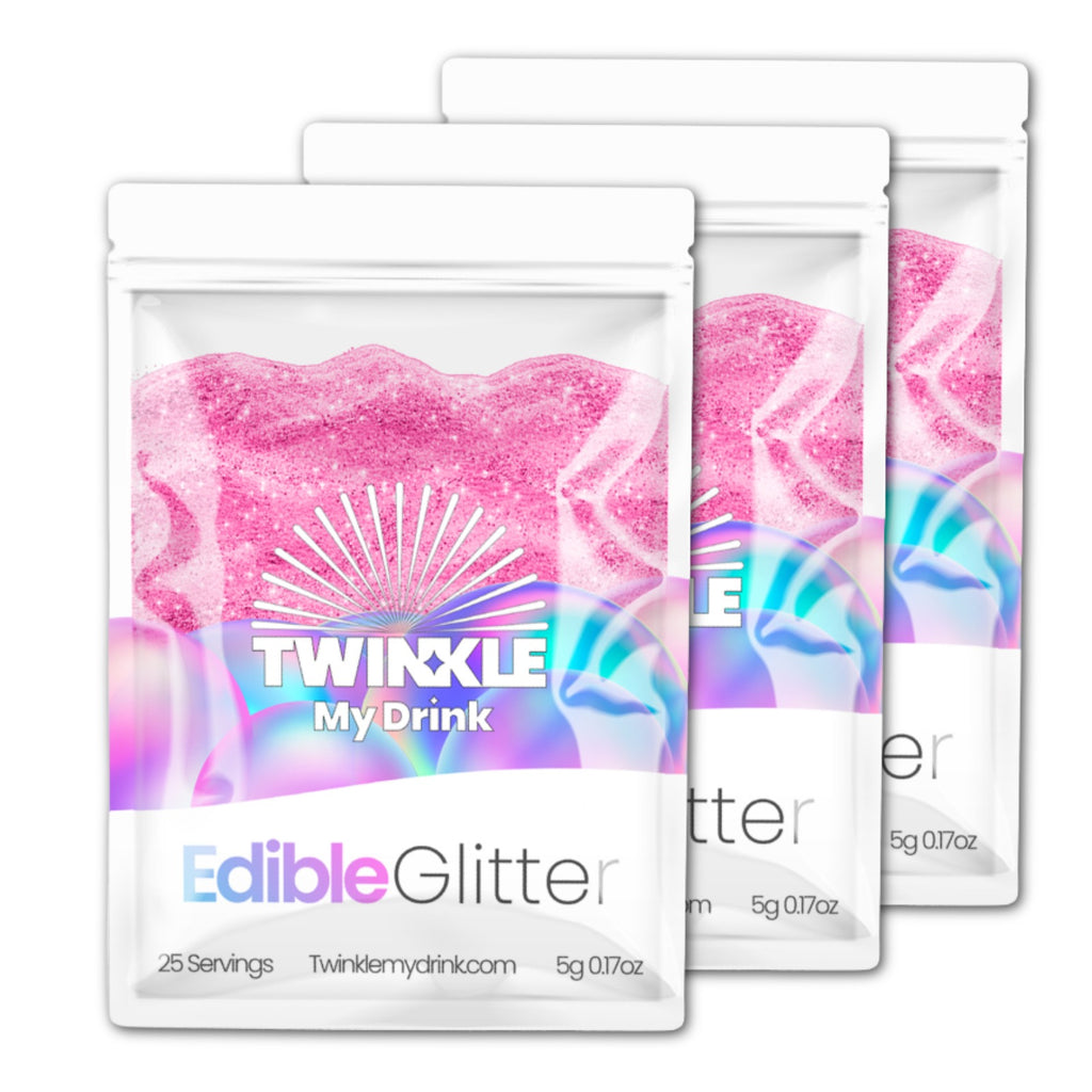 Edible Glitter Pink - 75 Servings