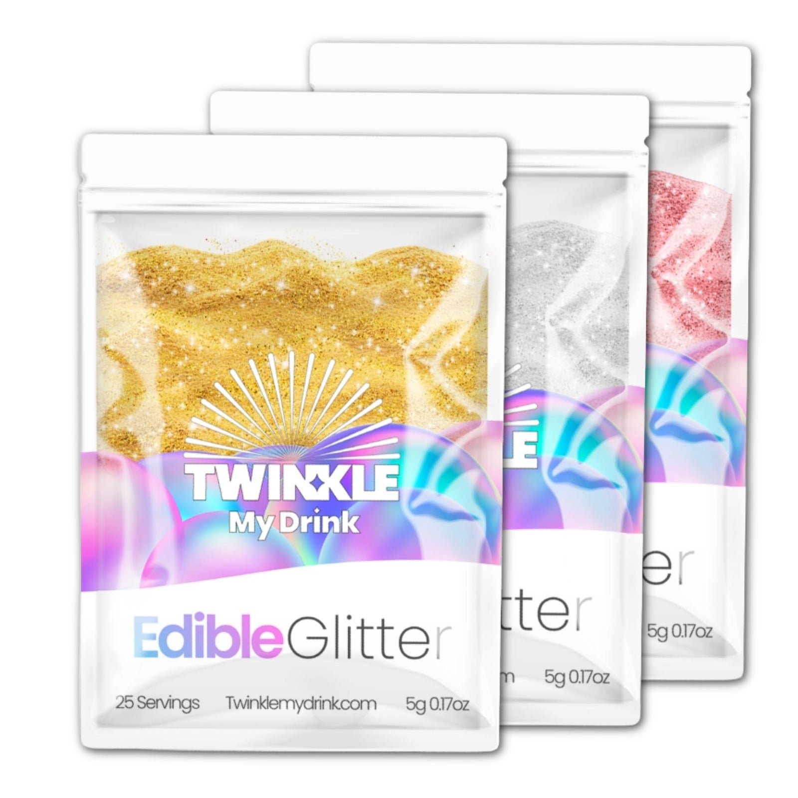 New Year's Eve Edible Glitter Bundle - 75 Servings