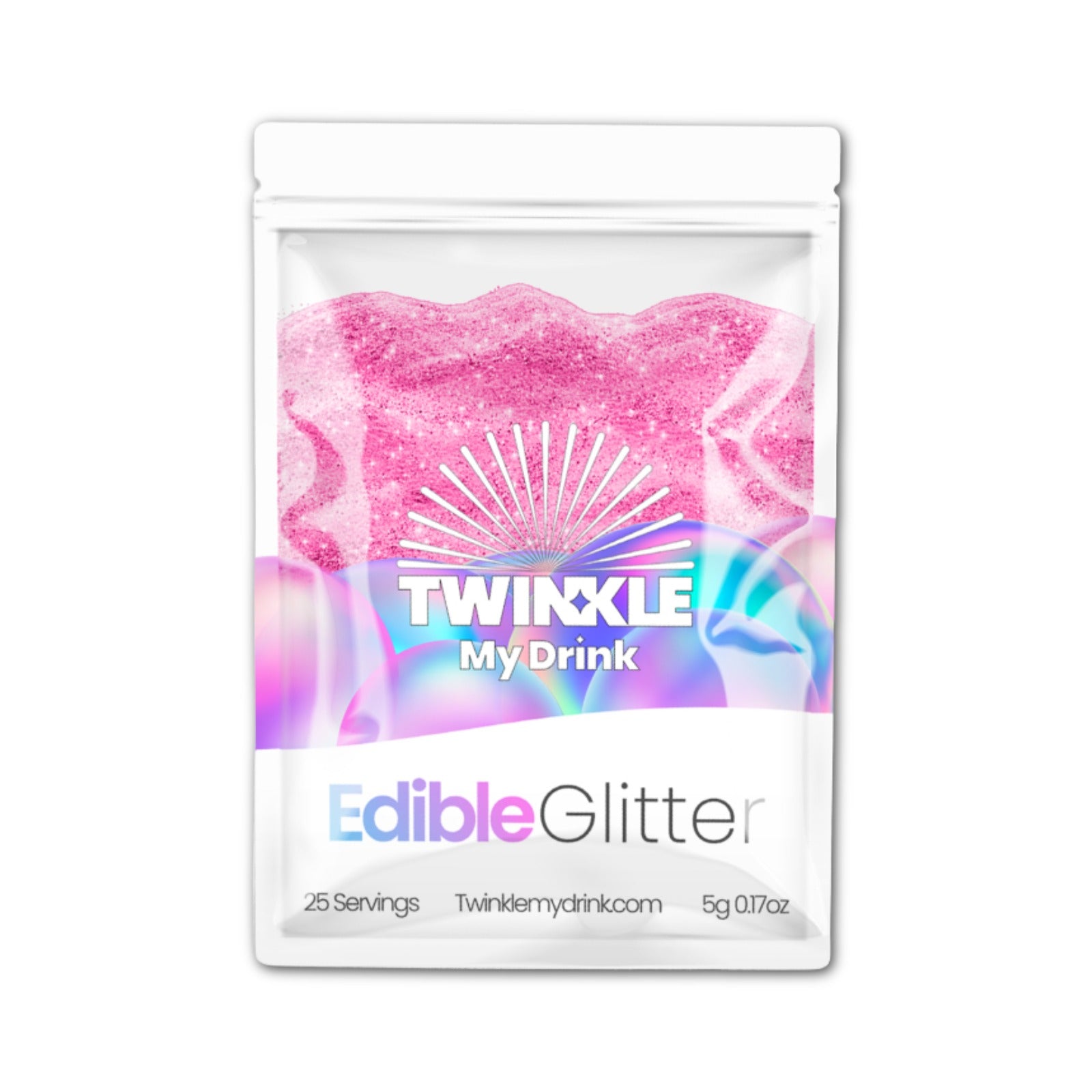 Edible Glitter Pink - 25 Servings