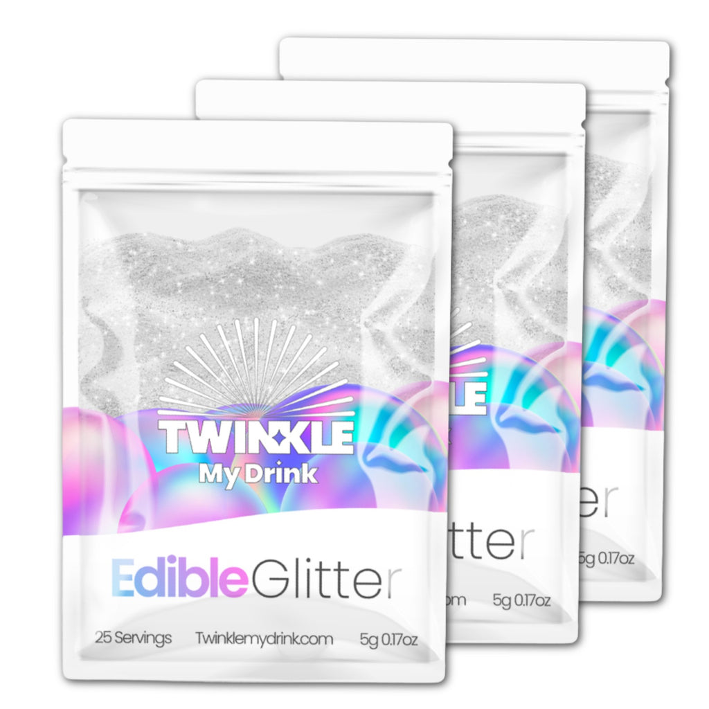 Edible Glitter Silver - 75 Servings