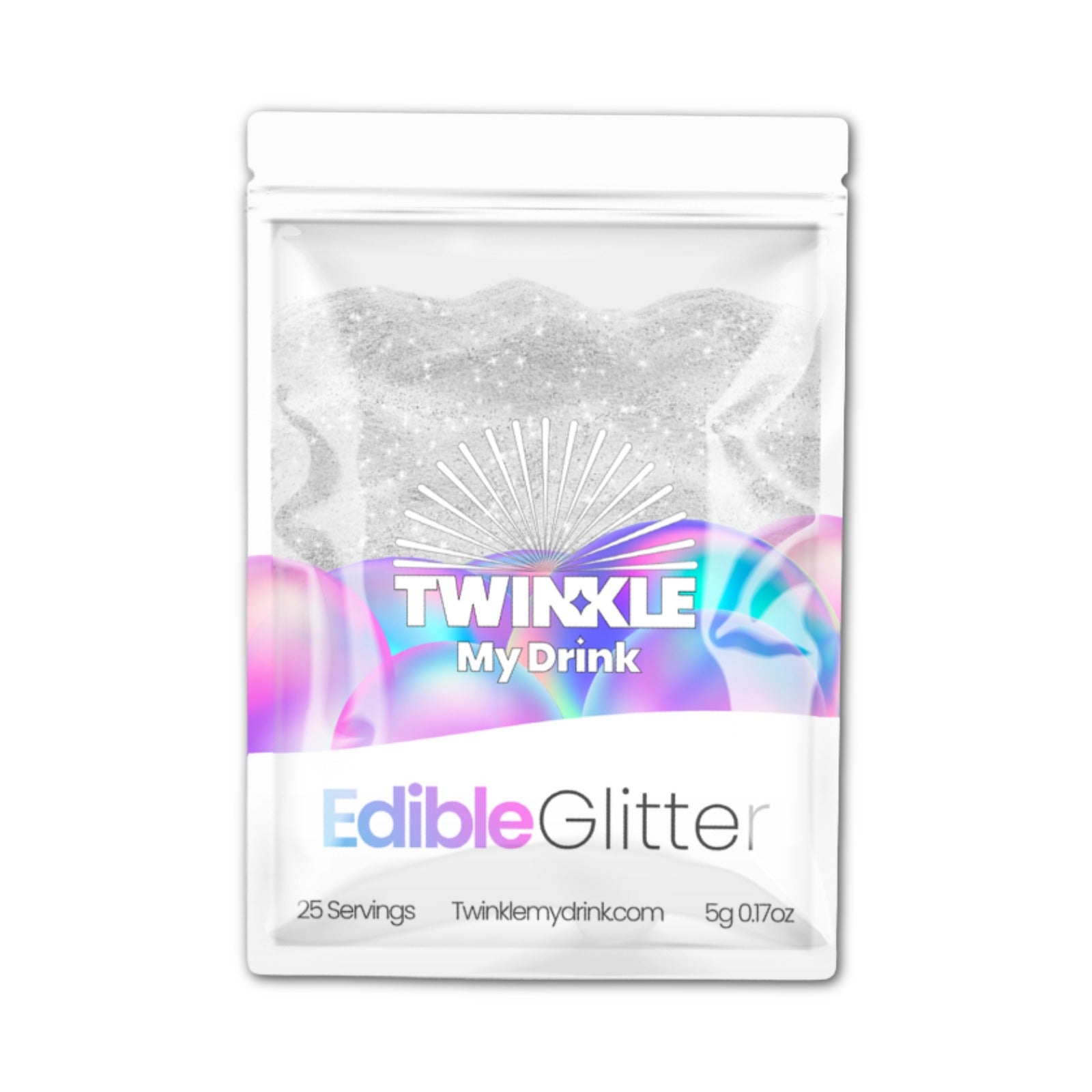 Edible Glitter Silver - 25 Servings
