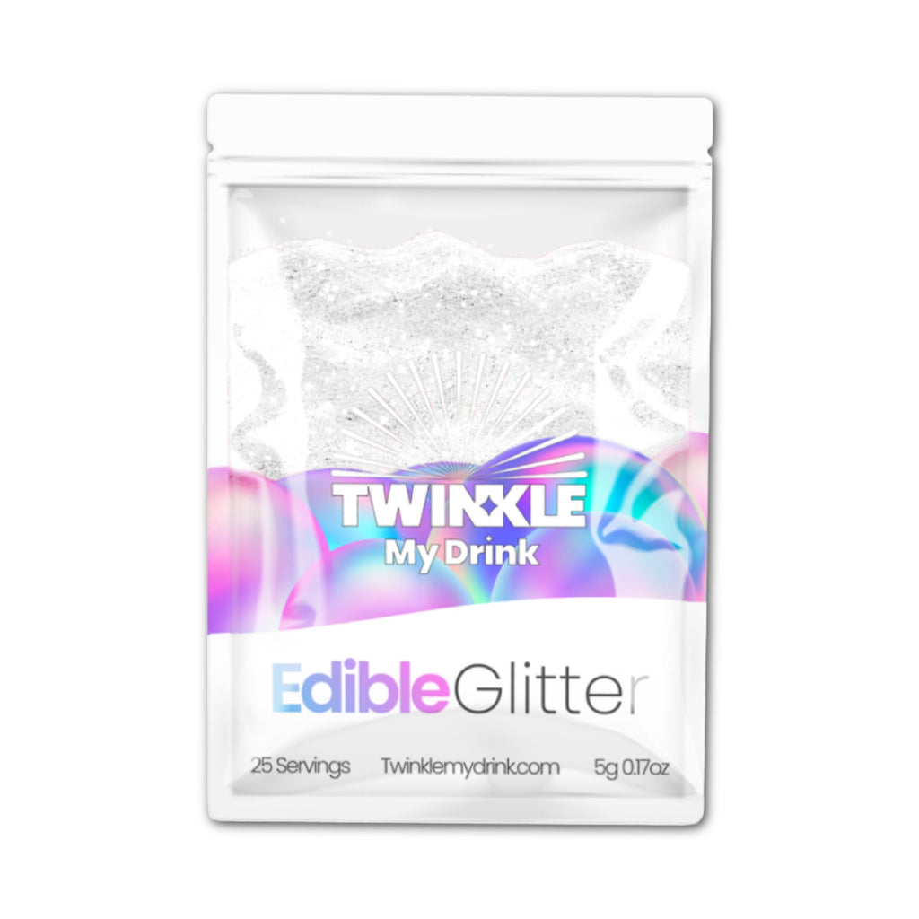 Edible Glitter White - 25 Servings