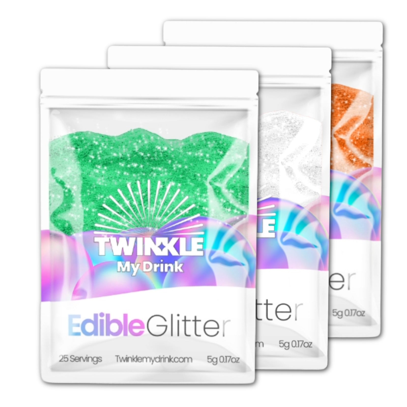 ST Patrick's Day Edible Glitter Bundle - 75 Servings