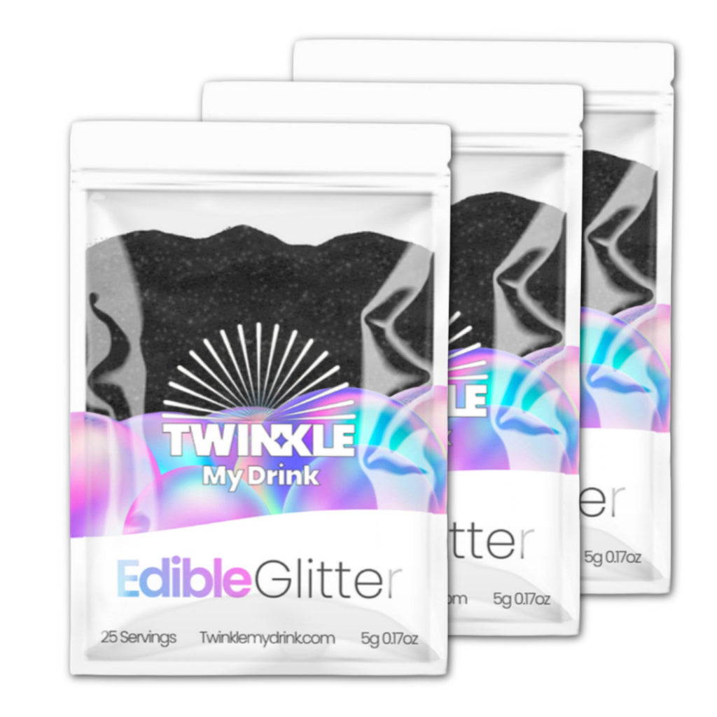Edible Glitter Black - 75 Servings