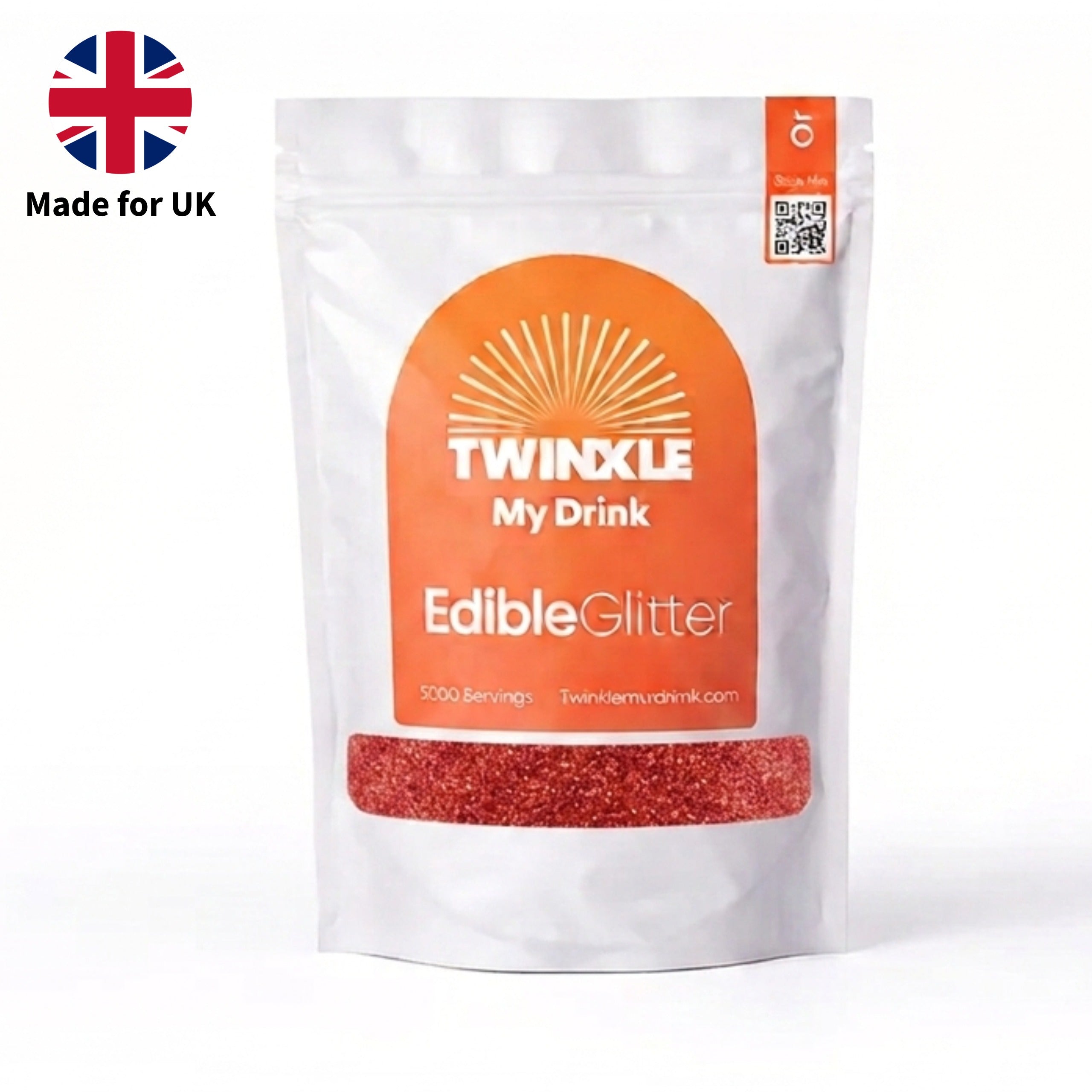 Edible Glitter Red 1kg - 5,000 Servings