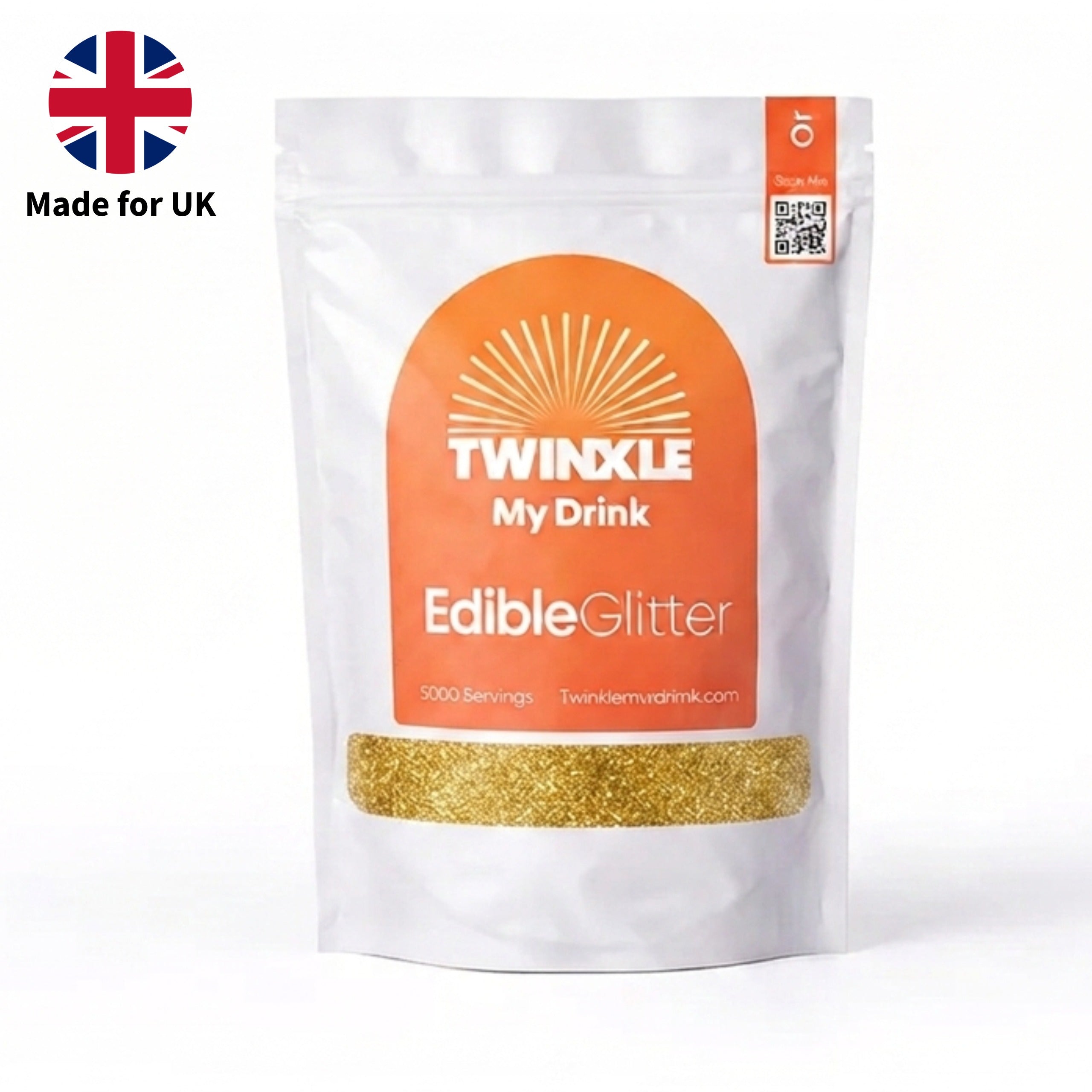 Edible Glitter Gold 1kg - 5,000 Servings