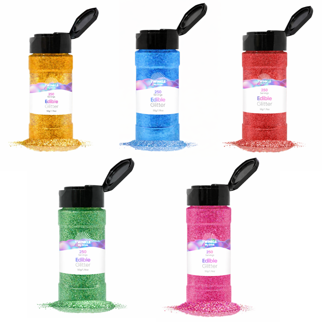 Edible Glitter Shaker Multi Bundle - 1250 Servings