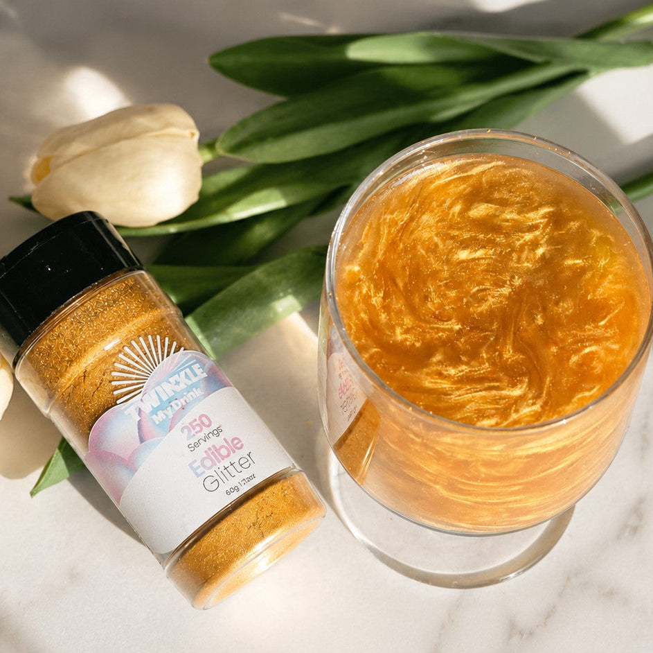 Edible Glitter Gold Shaker - 250 Servings