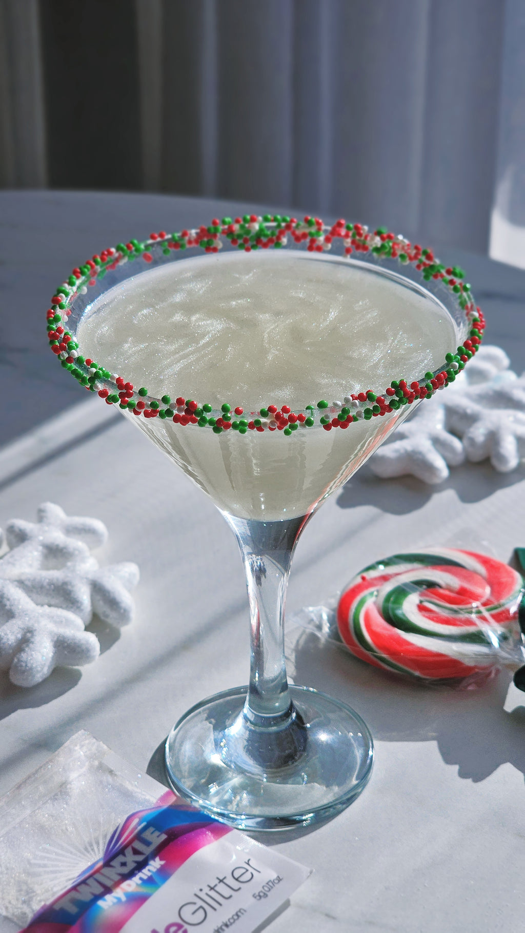 Edible Glitter White - 25 Servings