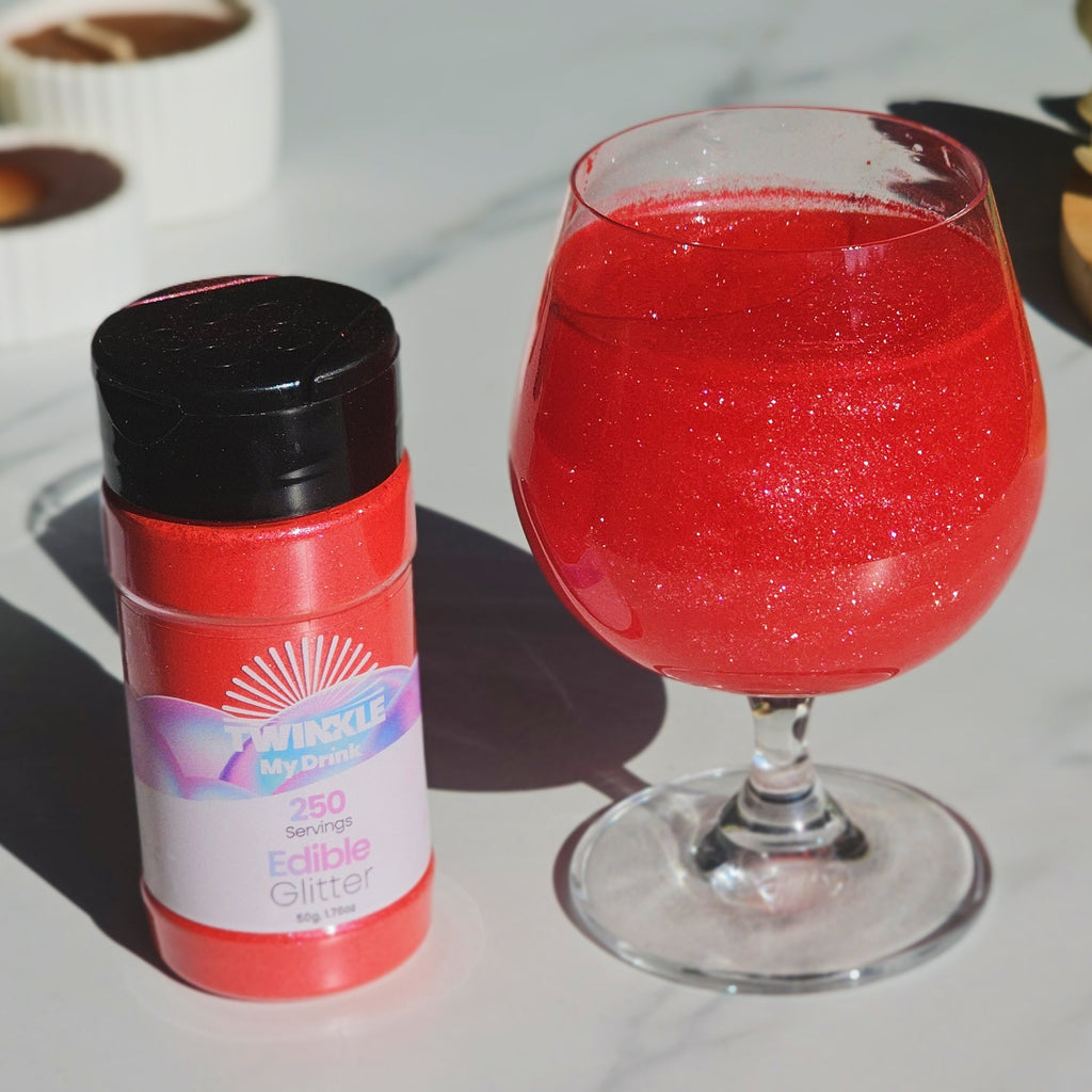 Edible Glitter Red Shaker - 250 Servings